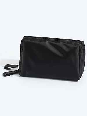 #ad Black Portable Travel Storage Makeup Bag Cosmetic Organizer Toiletries Bag