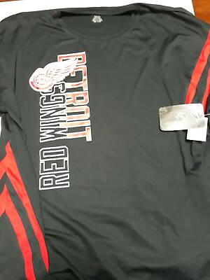 #ad Detroit red wings hockey Shirt NWT LG