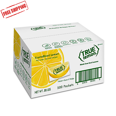 #ad TRUE LEMON Water Enhancer Bulk Pack 0 Calorie Drink Mix Packets 500 Count 💪