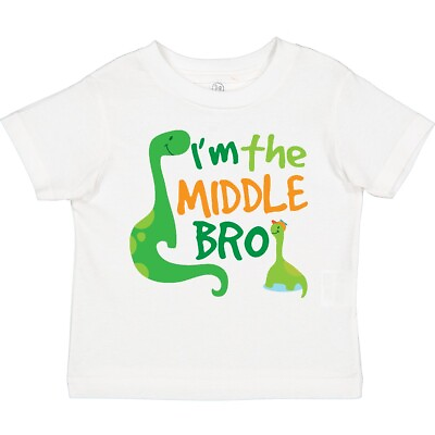 #ad Inktastic Middle Brother Boy Dinosaur Announcement Toddler T Shirt Boys Childs