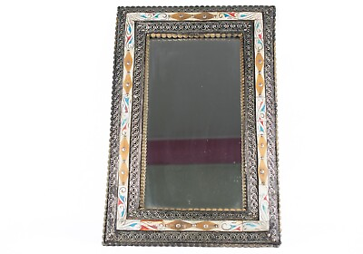 #ad Large wall mirror Moroccan bone inlay mirror Boho art deco mirror Arabic decor