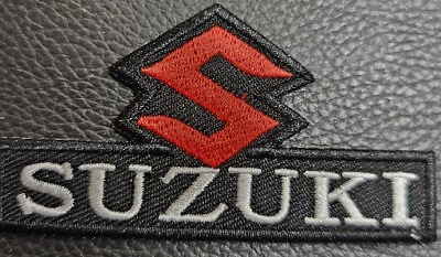#ad SUZUKI CAR MOTOR SPORTS RACING MOTORCYCLE BIKE Embroidered Patch Iron Logo P15