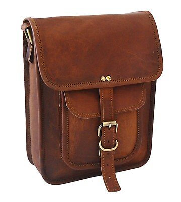 #ad Men#x27;s Rustic Genuine Leather Messenger Shoulder Handmade Cross Body Satchel Bag