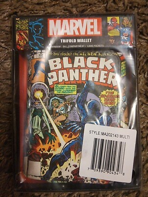 #ad Black Panther Wallet Marvel Comics