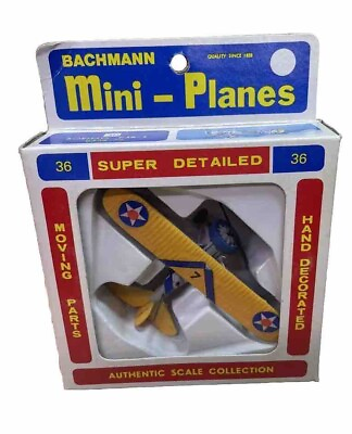 #ad Vintage Bachmann Mini Planes Boeing Fb4 4 #36