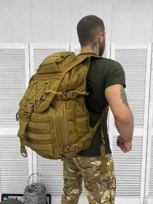 #ad Tactical assault military backpack 40L CAYOT