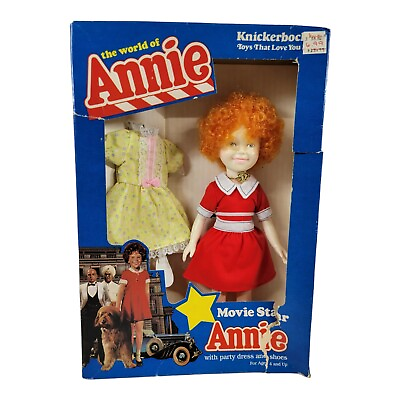 #ad Knickerbocker Toys Little Orphan Annie Doll 1982 NIB LARGE SIZE 12quot; doll