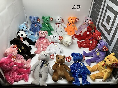 #ad TY Beanie Babies Lot of 20 All Tagged Retired Authentic Mint With Mint Tags