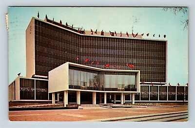 #ad View City Hall Hamilton ON Canada c1970 Vintage Postcard