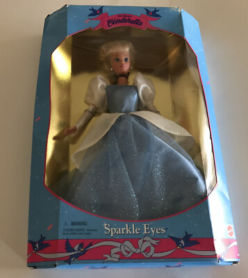 #ad BARBIE SPARKLE EYES 1995 NEVER REMOVED FROM BOX