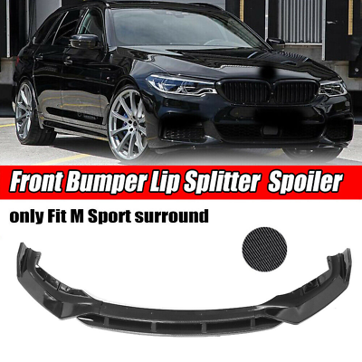 #ad Custom Carbon Fiber Front Bumper Lip for BMW 5 Series G30 G31 G38 M Sport 17 20