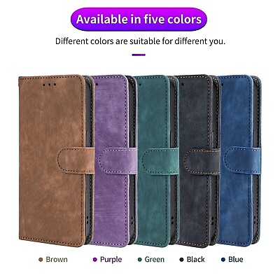 #ad For ViVO S17 S17 Pro Luxury Retro Flip Leather Wallet Stand Soft Case Cover