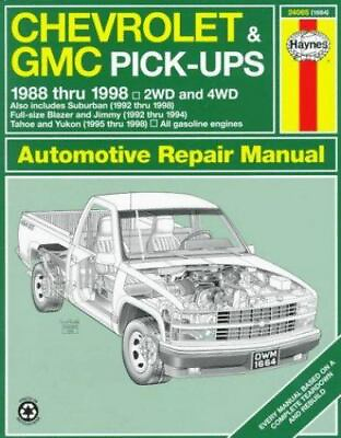 #ad Chevrolet amp; GMC Pick ups Automotive Repair Manual: Models Covered: Chevrolet an