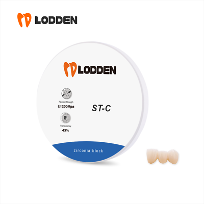 #ad Dental Zirconia Block Disc for Porcelain Teeth Strength Translucency 98mm New