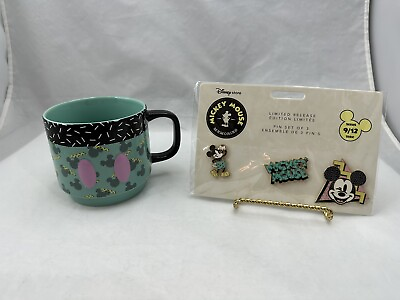 #ad Disney Mickey Mouse Memories September Limited Edition Set w PINS and MUG