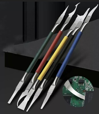 #ad 5PCS IC Chip Repair Thin Blade CPU Remover Maintenance Knife Remove Glue Tools