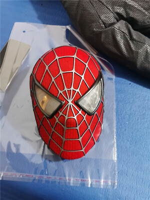 #ad Classic Raimi Spiderman Helmet Cosplay Spider man 3D Mask Costume High Quality