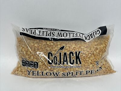 #ad CoJACK Yellow Split Peas 2 Lbs Bag Best By March 2026