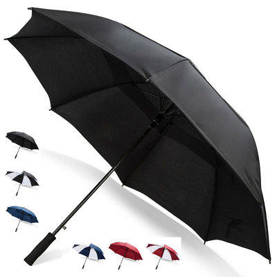 #ad Third Floor Umbrellas 68 Inch Automatic Open Golf Umbrella Large Vented Canopy