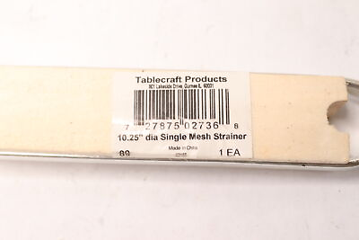 #ad Tablecraft Tinned Medium Mesh Strainer 10 1 4quot;