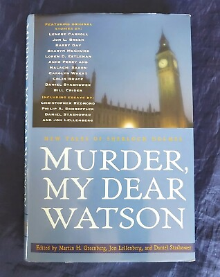 #ad Murder My Dear Watson: New Tales of Sherlock Holmes HCDJ Martin Greenberg