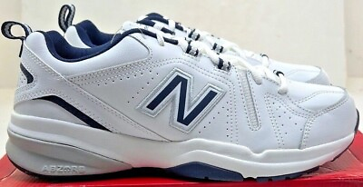 #ad NEW BALANCE MX608WN5 Men#x27;s Crosstrainers Shoes White Navy New D 2E amp; 4E