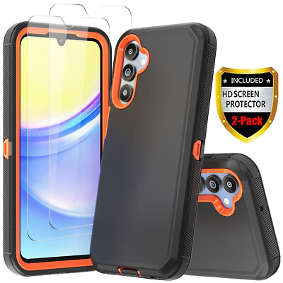 #ad For Samsung Galaxy A15 5G Case Shockproof Armor Hybrid Cover Screen Protector