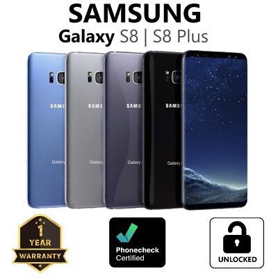 #ad Samsung Galaxy S8 S8 Plus G950U G955U 64GB Unlocked Good