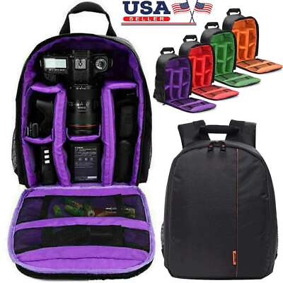 #ad Extra Large Digital Camera Shoulder Backpack SLR DSLR Bag for Nikon Sony Canon