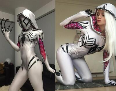 #ad New Venom Female Costumes Adults Women Spiderman Sexy Cosplay Costumes
