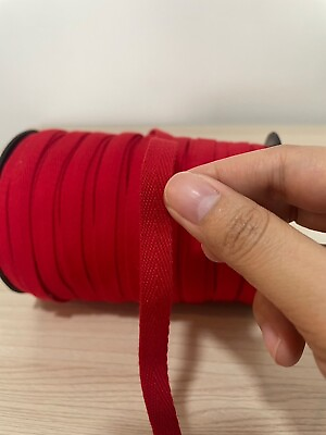 #ad 10 yard per roll 1 2quot;inch cotton red QualityUsing for sewing of trousersshirts