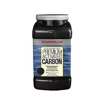 #ad Premium Activated Carbon For Water Filter Bulk Media Aquarium Charcoal 40 Ounce