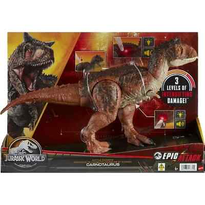 #ad Jurassic World Fallen Kingdom Dinosaur Toy Epic Attack Carnotaurus