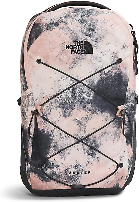 #ad THE NORTH FACE Women#x27;s Jester Commuter Laptop Backpack Pink Moss Faded Dye...