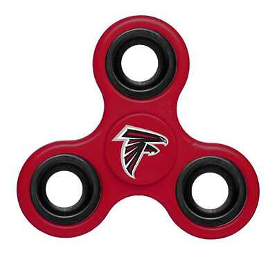 #ad Atlanta Falcons 3 Way Diztracto NFL Logo#x27;d Fidget Spinner z