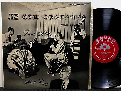 #ad Jazz New Orleans Volume 2 LP SAVOY MG 12050 MONO DG RVG PROMO 1955 Jazz