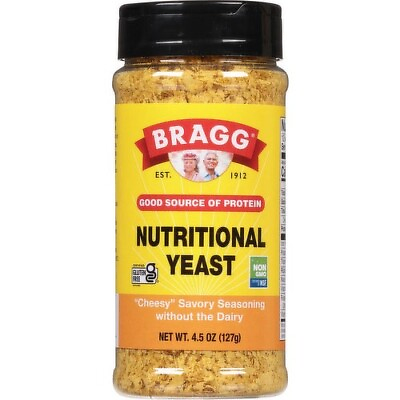 #ad Bragg Nutritional Yeast Vegan Cheese Substitute amp; Flavoring 4.5 OZ BB 08 2024