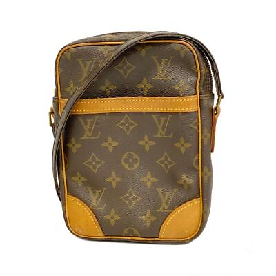 #ad 4He5590 Louis Vuitton Shoulder Bag Danub M45266 Brown Used Ladies