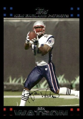 #ad 2007 Topps #207 Ben Watson New England Patriots