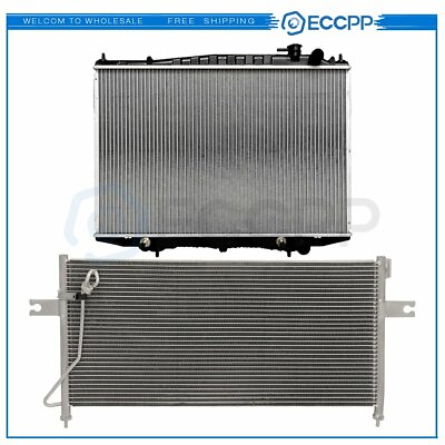 #ad Radiator amp; Condenser Cooling Kit For 98 02 Nissan Frontier 00 2002 Nissan Xterra