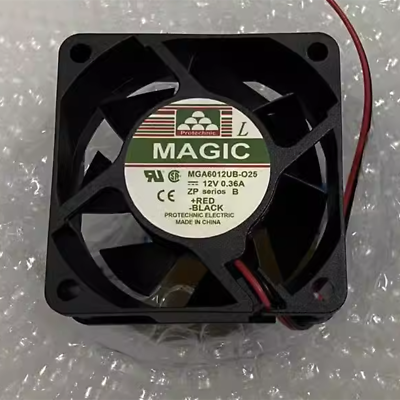 #ad MGA6012UB O25 6CM 6025 12V 0.38A double ball high speed cooling fan