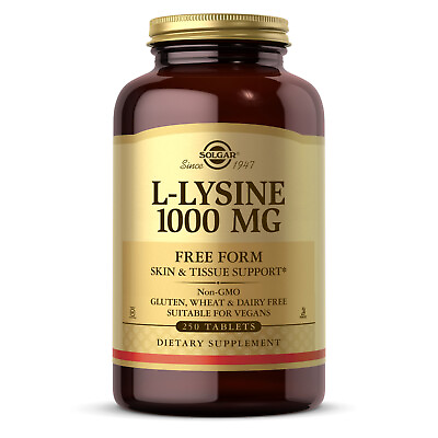 #ad Solgar L Lysine 1000 mg 250 Tablets