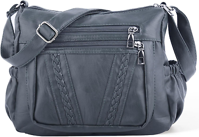 #ad ELDA Crossbody Bags For Women Pocketbooks Soft PU Leather Purses and Handbags Mu