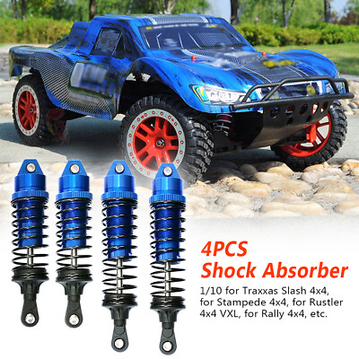 #ad RC 1:10 Front Rear 4WD Off Road Car Shock Absorber for Traxxas Slash 4x4