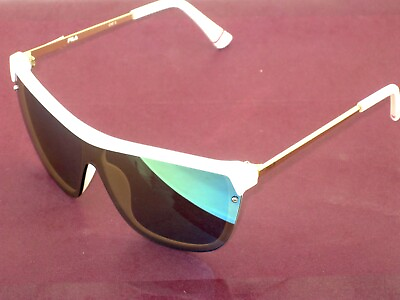 #ad FILA Sunglasses SF9343 6VCA 00 140 Designer Sporty White Eyewear