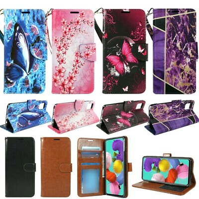 #ad For Samsung Galaxy A53 5G PU Leather Wallet Phone Case Cover Flip Stand Strap