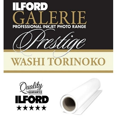 #ad Ilford Galerie Prestige Washi Torinoko Paper Photo Paper Rolls 110GSM