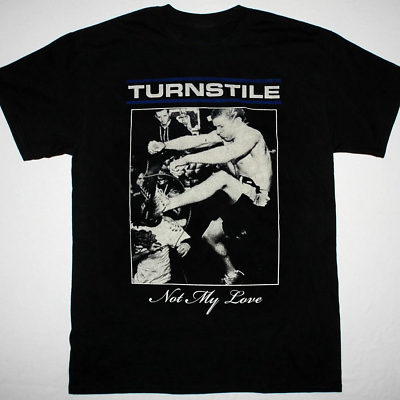 #ad Turnstile band retro VTG not my love T shirt black Short sleeve S 5Xl X246