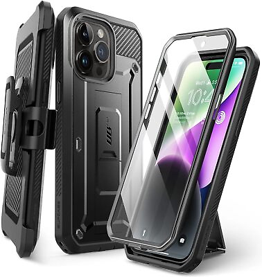 #ad SUPCASE For New iPhone 15 Pro 6.1quot; Full Body with Screen Case Rugged Stand Cover