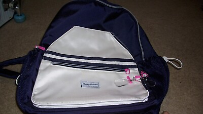 #ad Tommy Bahama Pickleball Backpack Pocket Blue amp;White Pink preowned